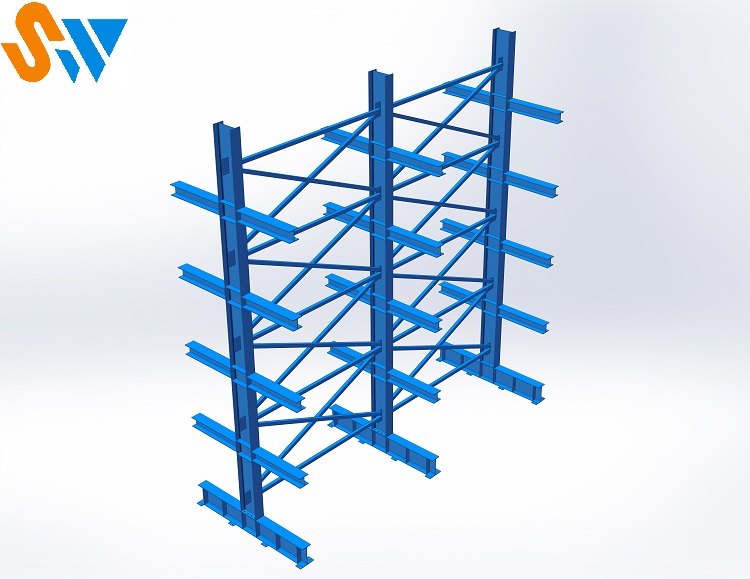 森沃倉(cāng)儲(chǔ)：懸臂貨架效果圖 (2)